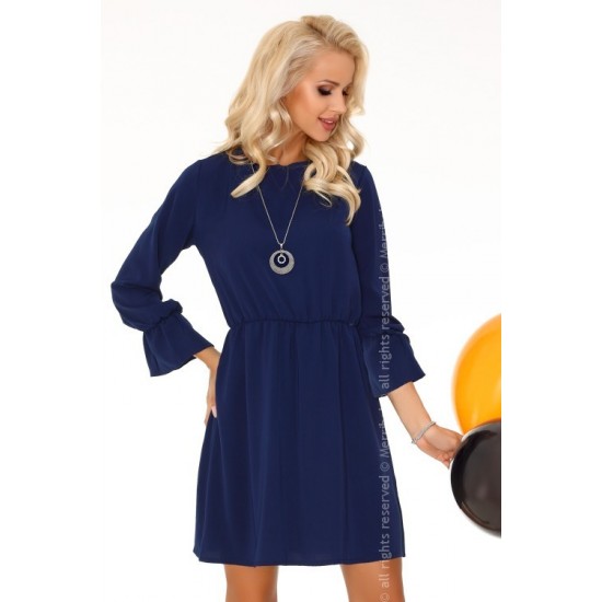 Елегантна мини рокля в тъмносин цвят Aniali Елегантна мини рокля в тъмносин цвят Aniali