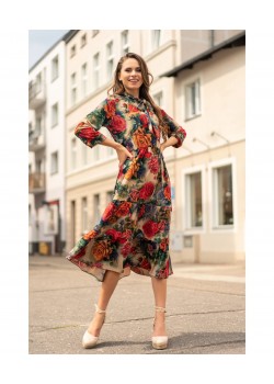 Миди рокля на цветя Mionate 