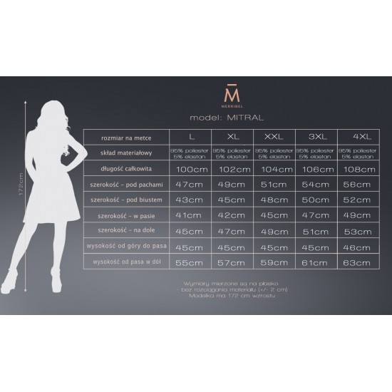 Елегантна миди рокля с 7/8 ръкав Mitral Елегантна миди рокля с 7/8 ръкав Mitral