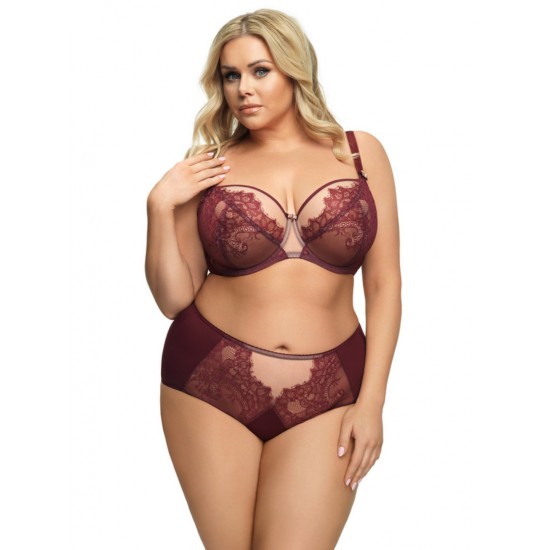 Сутиен с меки чашки в цвят бордо K516 Сутиен с меки чашки в цвят бордо K516