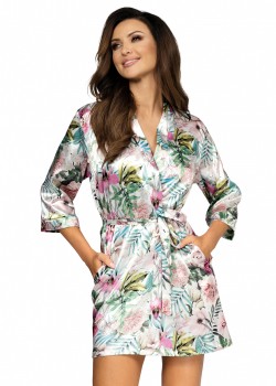 Къс цветен дамски халат Katie 01  