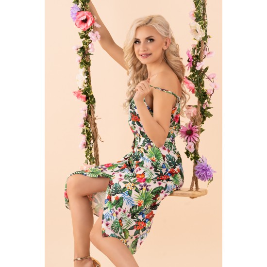 Цветна миди рокля Almarthi Цветна миди рокля Almarthi