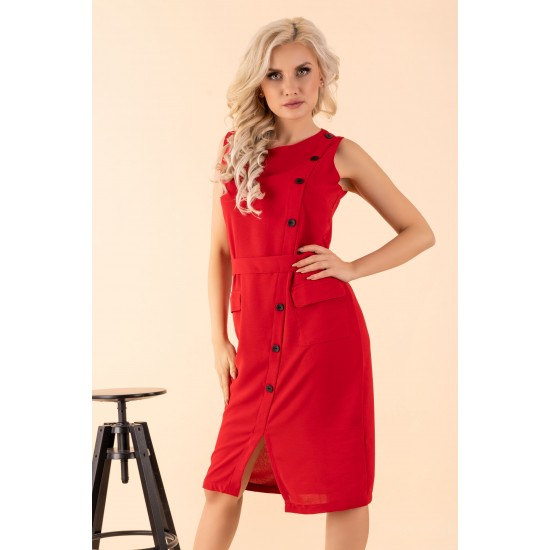 Миди рокля без ръкави Eqalisa Миди рокля без ръкави Eqalisa