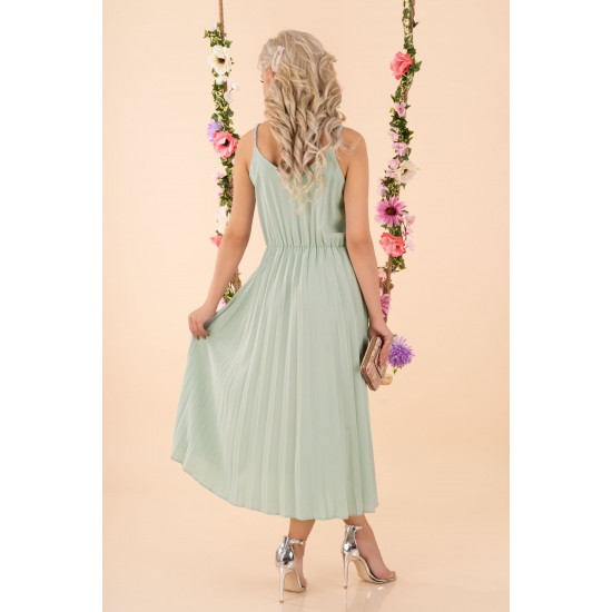 Дълга рокля в цвят мента Errigam Дълга рокля в цвят мента Errigam