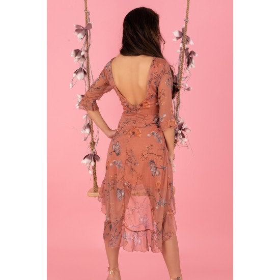 Ефирна асиметрична рокля Evere