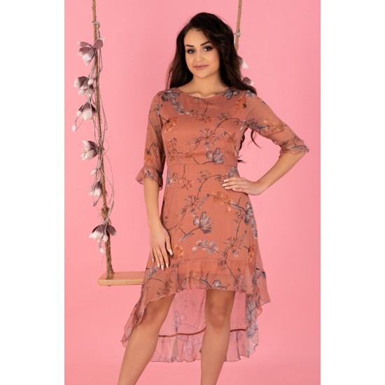 Ефирна асиметрична рокля Evere