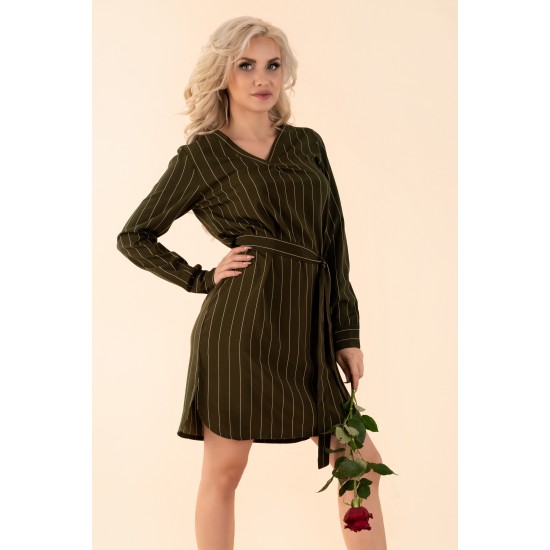 Ежедневна рокля в цвят каки Miriae Ежедневна рокля в цвят каки Miriae