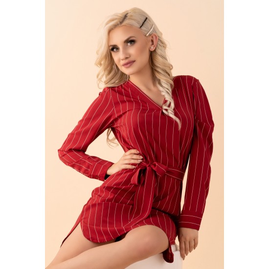 Ежедневна рокля в цвят бордо Miriae Ежедневна рокля в цвят бордо Miriae