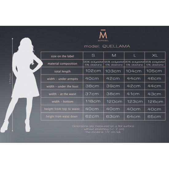 Ефирна рокля в цвят мока Quellama