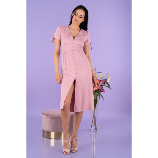 Миди рокля в розов цвят Birgia Миди рокля в розов цвят Birgia