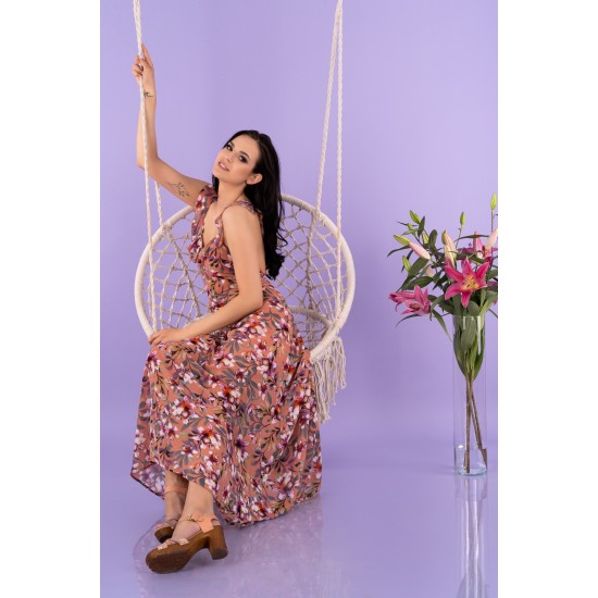 Дълга рокля на цветя Trina Дълга рокля на цветя Trina