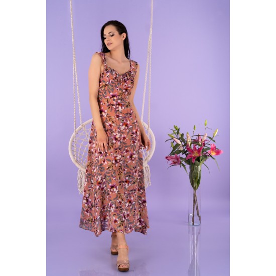 Дълга рокля на цветя Trina Дълга рокля на цветя Trina