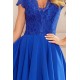 Официална рокля в син цвят 300-3