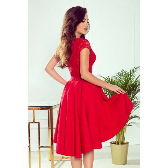 Официална рокля в червено 300-2