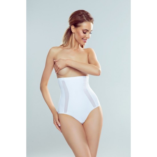 Оформящи бикини с висока талия в бял цвят Viera Оформящи бикини с висока талия в бял цвят Viera