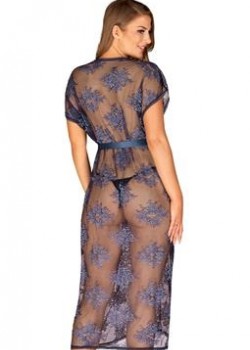 Полупрозрачен дантелен халат Flowlace Полупрозрачен дантелен халат Flowlace