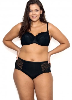 Черен сутиен за голям бюст PIA BIG 