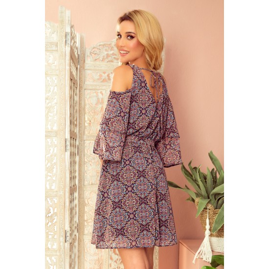 Ефирна рокля с етно мотиви 292-3