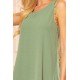 Елегантна рокля в цвят маслина 296-6