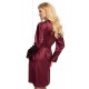 Елегантен сатенен халат в цвят бордо Elodie Елегантен сатенен халат в цвят бордо Elodie