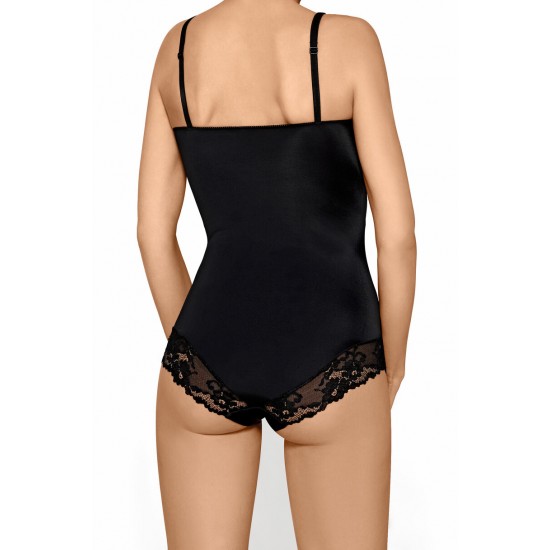 Нежно боди в черен цвят Bona 