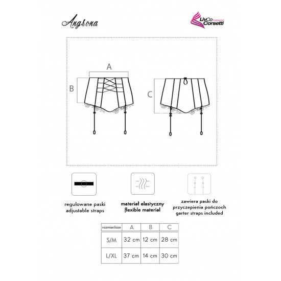 Бикини с коланчета за жартиери Angsona