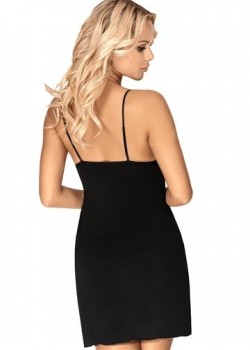 Дамска нощница в черно и бежово Margo Дамска нощница в черно и бежово Margo