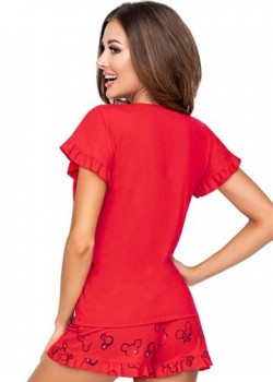 Червена дамска пижама Mika Червена дамска пижама Mika