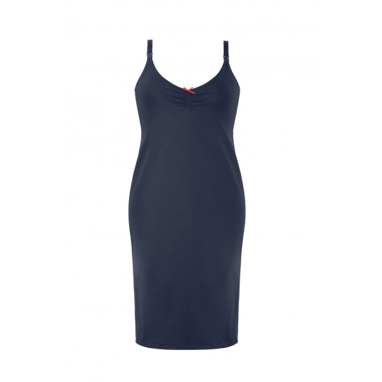 Нощница за бременни и кърмачки в тъмносин цвят EASY DRESS Нощница за бременни и кърмачки в тъмносин цвят EASY DRESS