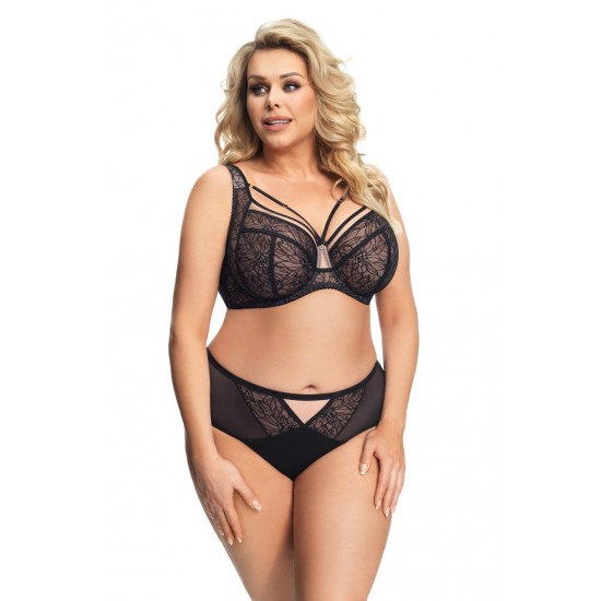 Бикини с тюл в черен цвят VENEZIA K639 