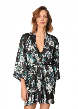 Сатенен халат в зелен цвят XENA Сатенен халат в зелен цвят XENA