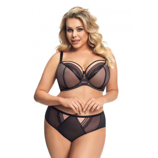 Макси бикини с дантела в черен цвят MARTYNIKA K672 Макси бикини с дантела в черен цвят MARTYNIKA K672