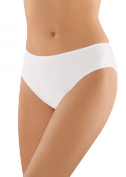 Памучни бикини в бял цвят BBL119