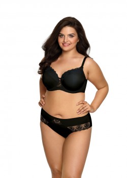 Черен сутиен с подплатени чашки в големи размери 1924 Черен сутиен с подплатени чашки в големи размери 1924