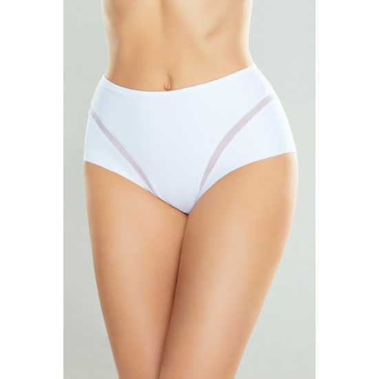 Бикини с висока талия в бял цвят VERNA