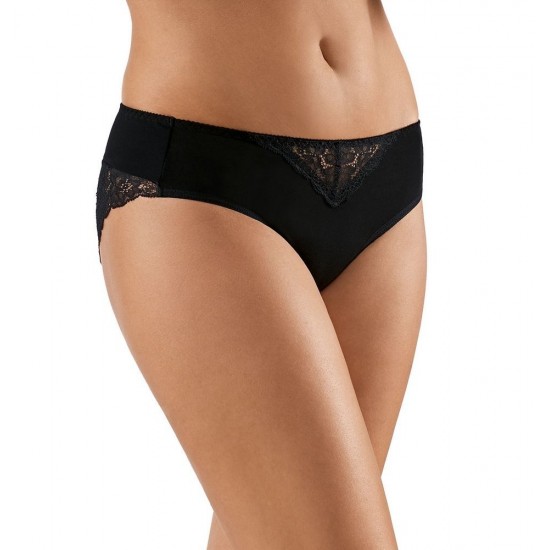 Бикини с дантела в черен цвят BBL131 Бикини с дантела в черен цвят BBL131