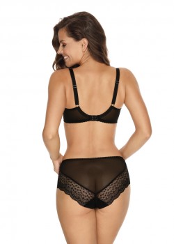 Бикини с бродерия в черен цвят "CHERRY" 1025 Бикини с бродерия в черен цвят "CHERRY" 1025