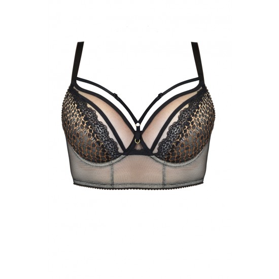 Сутиен тип бюстие в черно Panther 19018 Сутиен тип бюстие в черно Panther 19018