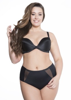 Черни бикини с висока талия Pearl