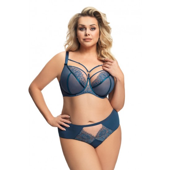 Мек сутиен в син цвят K496 Paradise