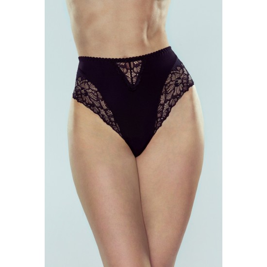 Бикини с висока талия в черен цвят VIRGILIA Бикини с висока талия в черен цвят VIRGILIA