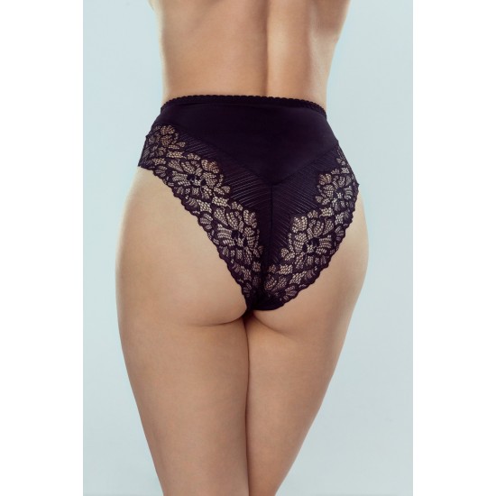 Бикини с висока талия в черен цвят VIRGILIA Бикини с висока талия в черен цвят VIRGILIA