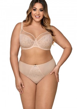 Мек сутиен за голям бюст в бежов цвят 1396 Мек сутиен за голям бюст в бежов цвят 1396