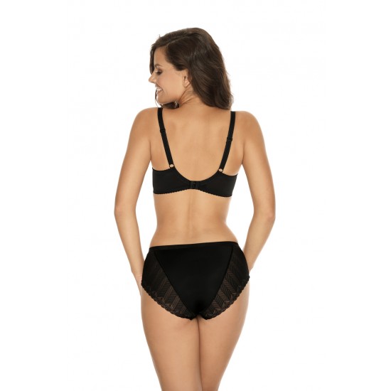 Сутиен с полуподплатени чашки в черен цвят "MILA" 1017 Сутиен с полуподплатени чашки в черен цвят "MILA" 1017