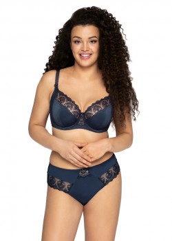 Бразилиани с дантела в тъмносин цвят AV 1922/B Бразилиани с дантела в тъмносин цвят AV 1922/B