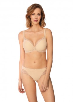 Бикини с дантела в бежов цвят PEPITE Бикини с дантела в бежов цвят PEPITE