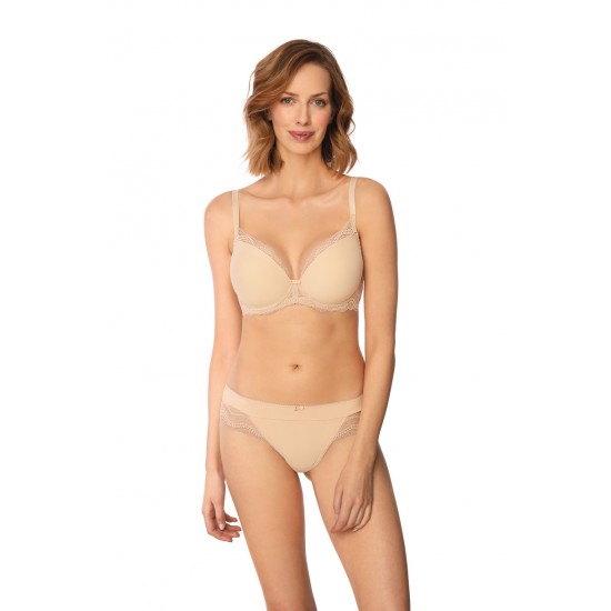 Бикини с дантела в бежов цвят PEPITE Бикини с дантела в бежов цвят PEPITE