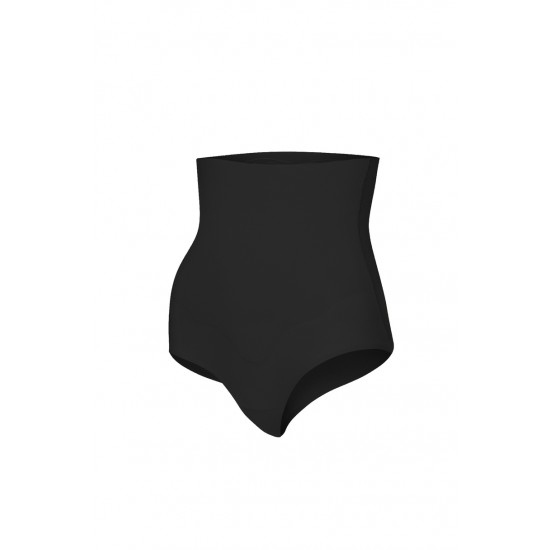 Бикини с висока талия в черно 241