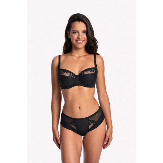 Сутиен с полуподплатени чашки в черен цвят 899 Сутиен с полуподплатени чашки в черен цвят 899
