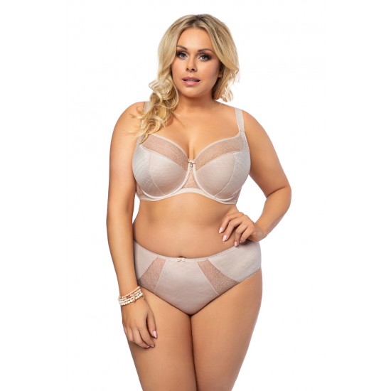 Макси сутиен с полуподплатени чашки в бежов цвят K481 EDEN Макси сутиен с полуподплатени чашки в бежов цвят K481 EDEN